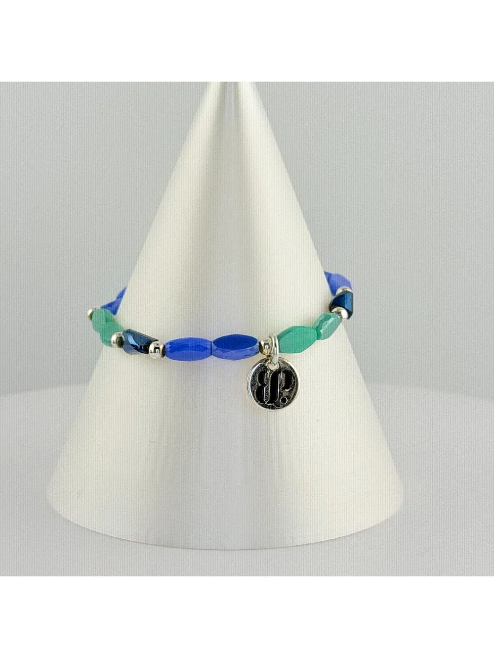 Bomb Party Single Stack Bracelet - on Silver Plating #109